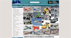 Desktop Screenshot of deltamodelismo.com.br