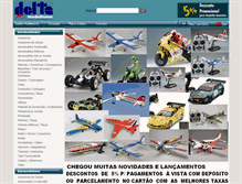 Tablet Screenshot of deltamodelismo.com.br
